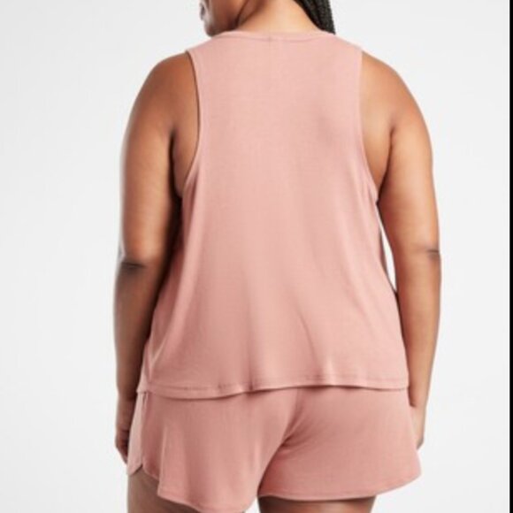 Small, Medium - ATHLETA - Well Rested Rib Sleep Tank Dusty Rose NEW - Picture 2 of 3